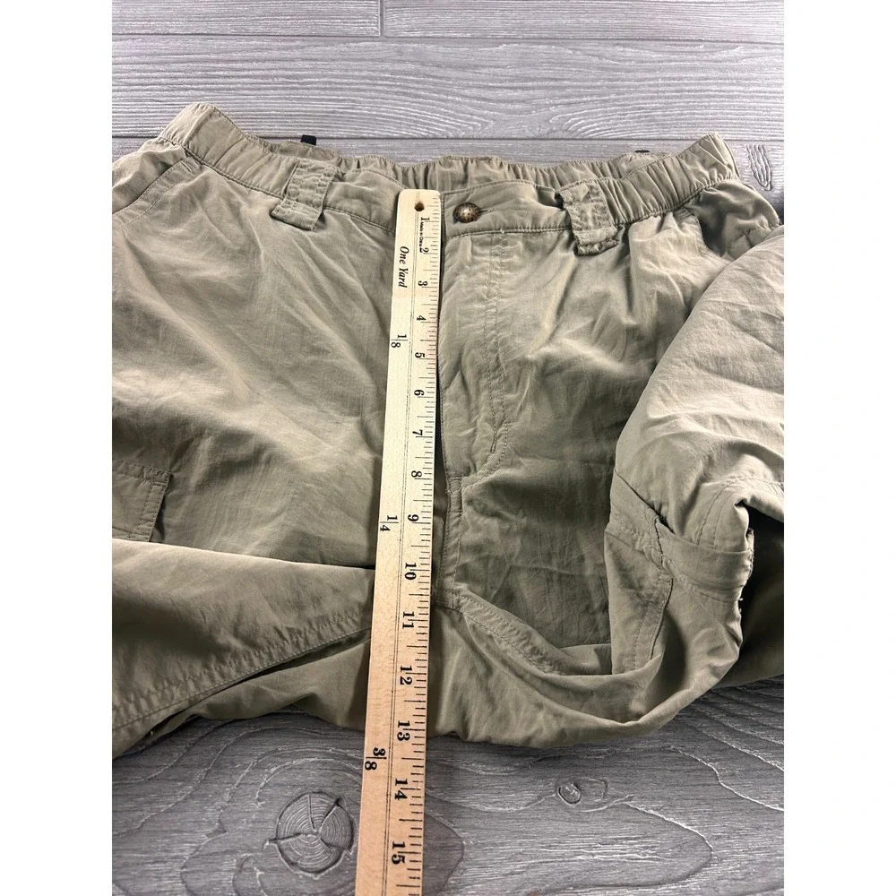 The North Face Mens Outdoor Hiking Convertible Cargo Pants Shorts Tan Medium